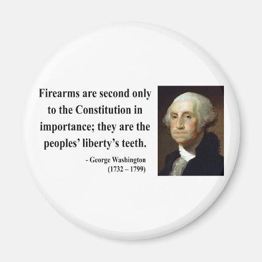 George Washington Quote 6b Magnet (Vorne)