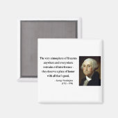 George Washington Quote 7b Magnet (Vorderseite/Rückseite)