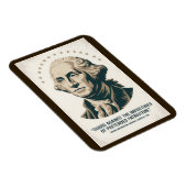 George Washington Quote American President Art Magnet (Rechte Seite)