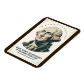 George Washington Quote American President Art Magnet (Linke Seite)