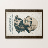 George Washington Quote American President Art Puzzle (Horizontal)