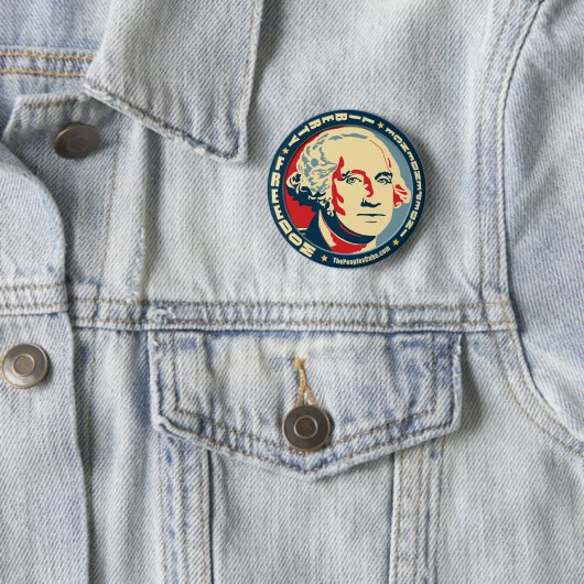 George Washington - Revolution: OHP Knopf Button (Beispiel)