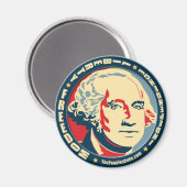 George Washington - Revolution: OHP Magnet (Vorderseite/Rückseite)
