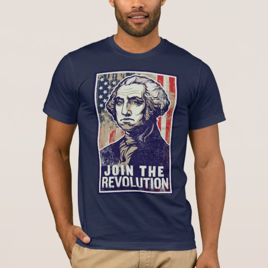 George Washington-Revolution T-Shirt (Vorderseite)