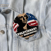 George Washington-Revolutionärs-Knopf Button (Beispiel)