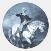 George Washington Salute Aufkleber (Vorderseite)