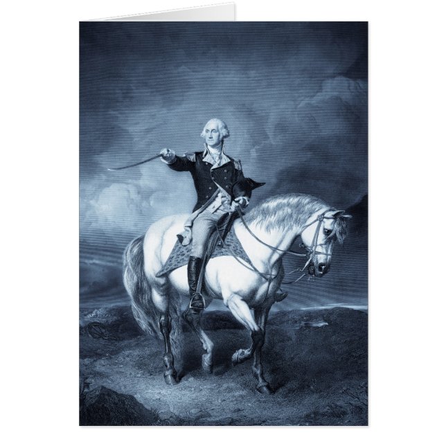 George Washington Salute-Karten (Vorne)
