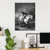 George Washington Salute Poster/Print Poster (Heimbüro)