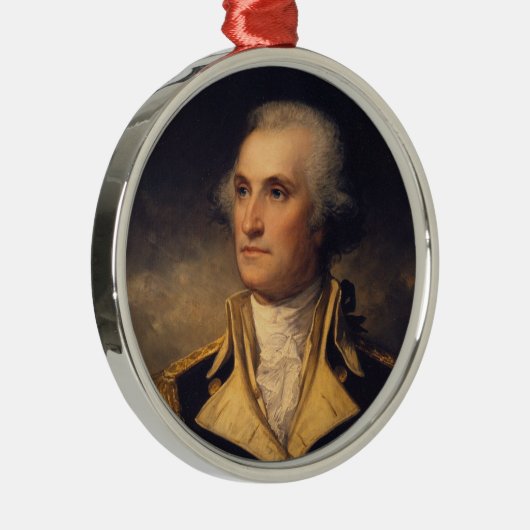 George Washington Silbernes Ornament (Rechts)