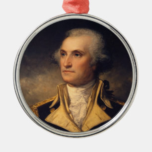 George Washington Silbernes Ornament