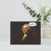 George Washington Spinning in Seinem Grab Postkarte (Stehend Vorderseite)