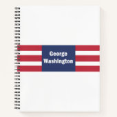 George Washington Spiral Notebook Notizblock (Vorderseite)