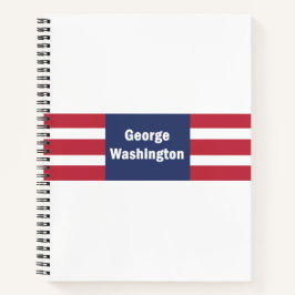 George Washington Spiral Notebook Notizblock