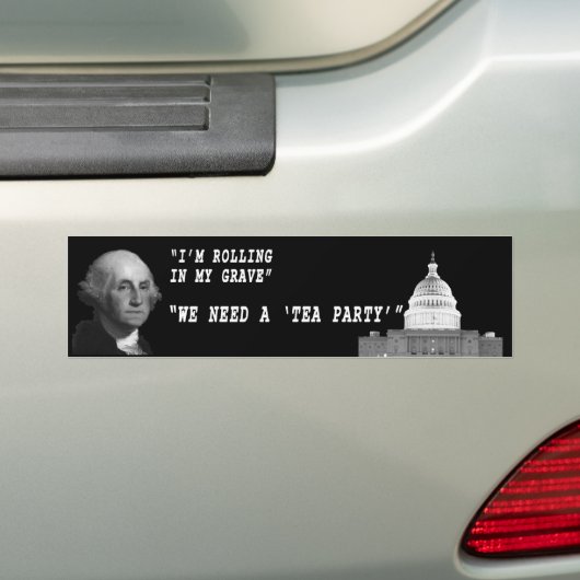 George Washington spricht Autoaufkleber (Auf Auto)