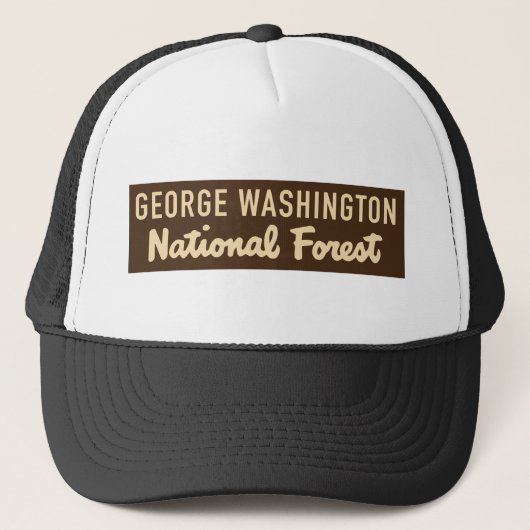 George Washington-staatlicher Wald Truckerkappe (Vorderseite)
