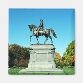 George Washington Statue in Boston Public Gardens Magnet (Vorne)