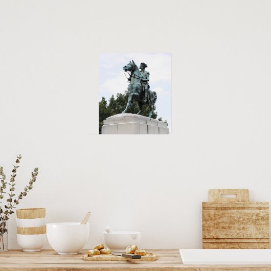 George Washington Statue, Washington Circle Poster (Küche)