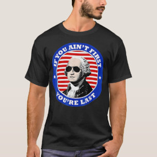 George Washington Sungasse 4th of July  T-Shirt