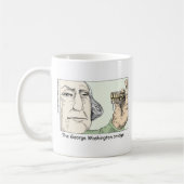 George Washington Teeth Funny Gifts & Sammlerstück Kaffeetasse (Links)