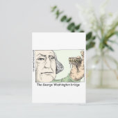 George Washington Teeth Funny Gifts & Sammlerstück Postkarte (Stehend Vorderseite)