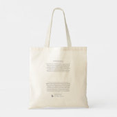 George Washington Tote Bag Tragetasche (Rückseite)