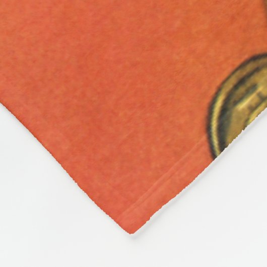 George Washington über Horseback Fleecedecke (Ecke)