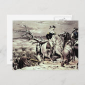 George Washington überquert das Delaware Postkarte (Vorne/Hinten)