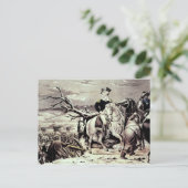 George Washington überquert das Delaware Postkarte (Stehend Vorderseite)