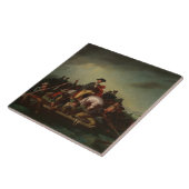 George Washington überquert den Delaware Fliese (Seite)
