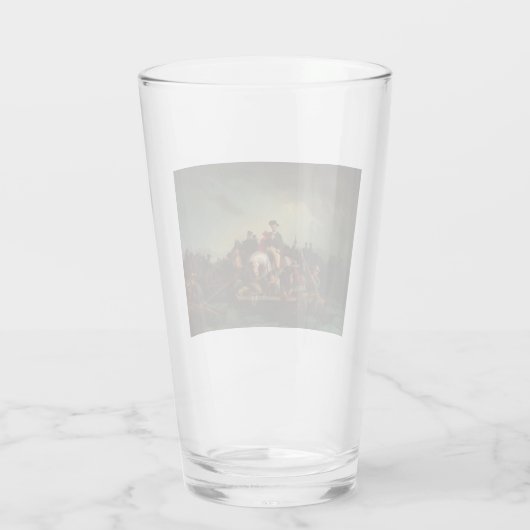 George Washington überquert den Delaware Glas (Rückseite)