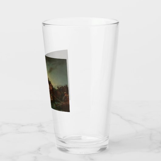 George Washington überquert den Delaware Glas (Links)