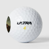 George Washington überquert den Delaware Golfball (Logo)