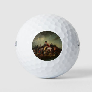 George Washington überquert den Delaware Golfball