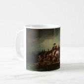George Washington überquert den Delaware Kaffeetasse (Vorderseite Links)