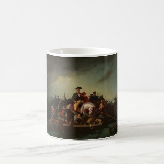 George Washington überquert den Delaware Kaffeetasse (Mittel)