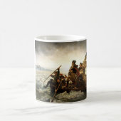 George Washington überquert den Delaware Kaffeetasse (Mittel)