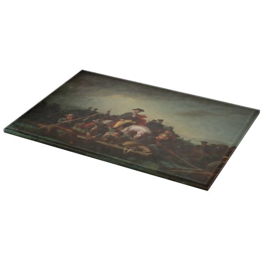 George Washington überquert den Delaware Schneidebrett (Ecke)