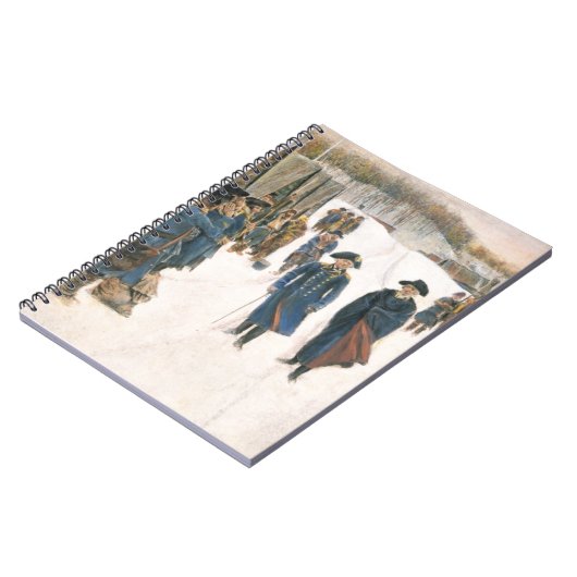 George Washington und Baron von Steuben Notizblock (Linke Seite)