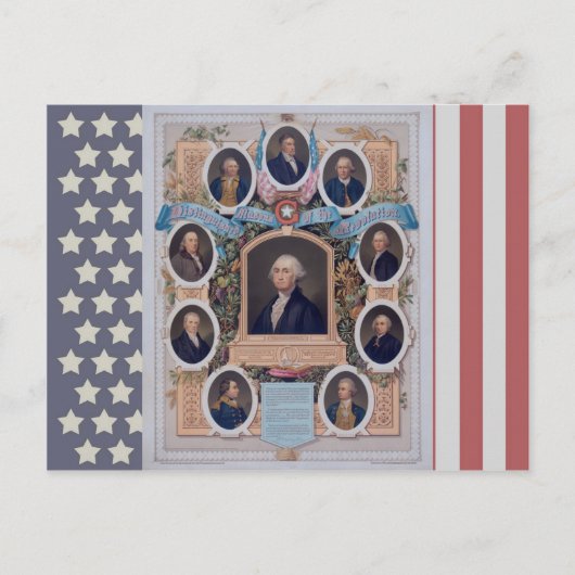 George Washington und die Masons der Revolution Postkarte (Vorderseite)