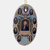 George Washington und die Maurer der Revolution Keramikornament (Rechts)