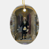 George Washington und die Maurer der Revolution Keramikornament (Hinten)