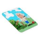 George Washington und sein Kirschbaum Magnet (Rechte Seite)