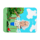 George Washington und sein Kirschbaum Magnet (Horizontal)
