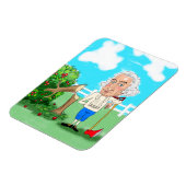 George Washington und sein Kirschbaum Magnet (Linke Seite)