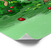 George Washington und sein Kirschbaum Poster (Ecke)