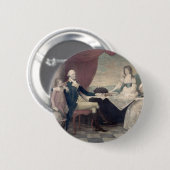 George Washington und Seine Familie Button (Vorne & Hinten)