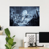 George Washington und seine Generäle drucken Poster (Heimbüro)