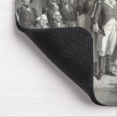 George Washington und seine Generäle mousepad (Ecke)