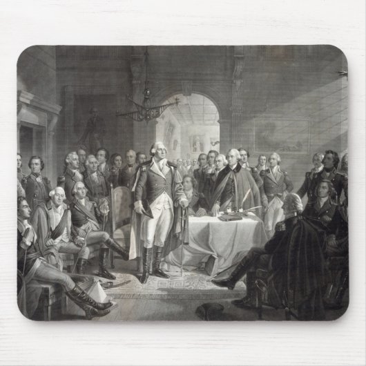 George Washington und seine Generäle mousepad (Vorne)