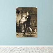 George Washington und seine Mutter Leinwanddruck (Insitu (Holzboden))